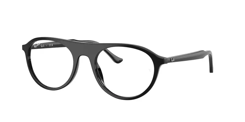 Ray - Ban Unisex RX5441  2000 Montature da vista Acetato Nero Trasparente Squadrata Normale