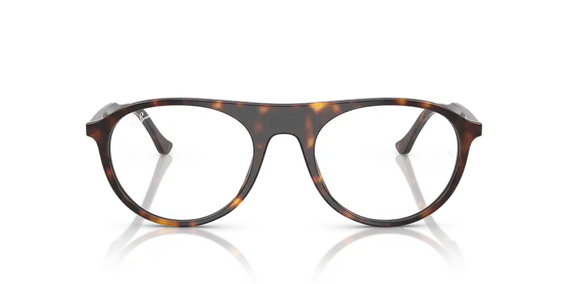 Ray - Ban Unisex RX5441 2012 Montature da vista Acetato Tartaruga Trasparente Squadrata Normale miniatura 2