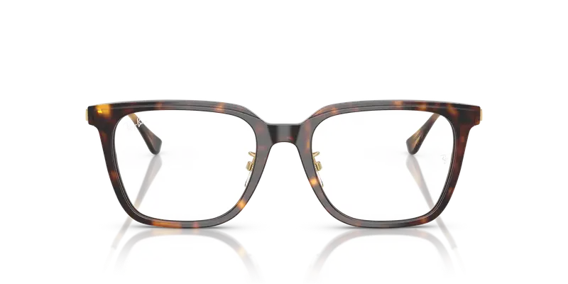 Ray - Ban Unisex RX5442D 2012 Montature da vista Acetato Tartaruga Trasparente Squadrata Normale miniatura 2