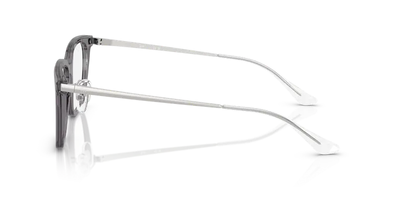 Ray - Ban Unisex RX5442D 8268 Montature da vista Acetato Grigio Trasparente Squadrata Normale miniatura 3