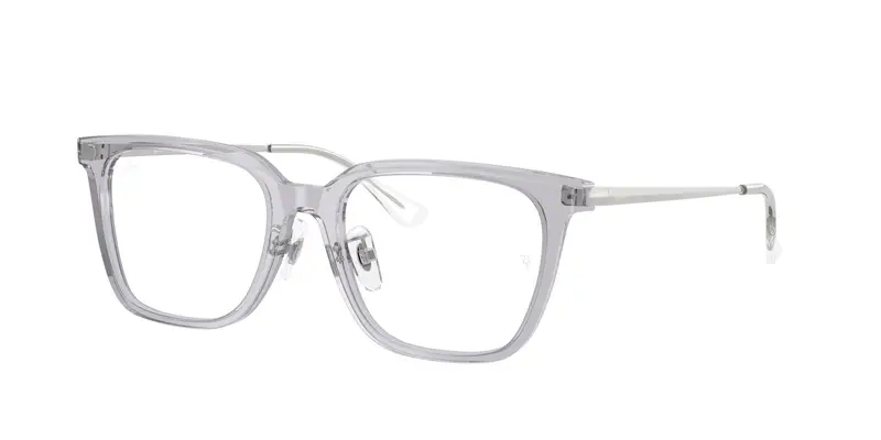Ray - Ban Unisex RX5442D  8415 Montature da vista Acetato Grigio Trasparente Squadrata Normale