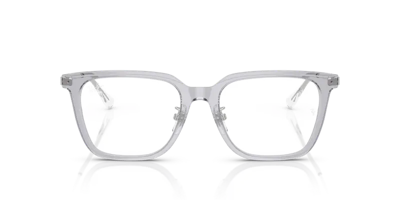 Ray - Ban Unisex RX5442D 8415 Montature da vista Acetato Grigio Trasparente Squadrata Normale miniatura 2