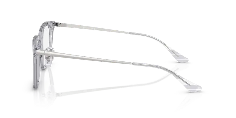 Ray - Ban Unisex RX5442D 8415 Montature da vista Acetato Grigio Trasparente Squadrata Normale miniatura 3