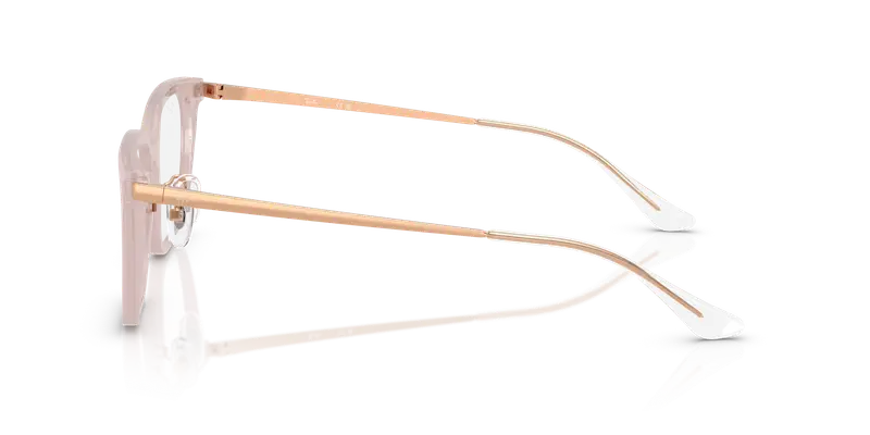 Ray - Ban Unisex RX5442D 8438 Montature da vista Acetato Marrone Trasparente Squadrata Normale miniatura 3