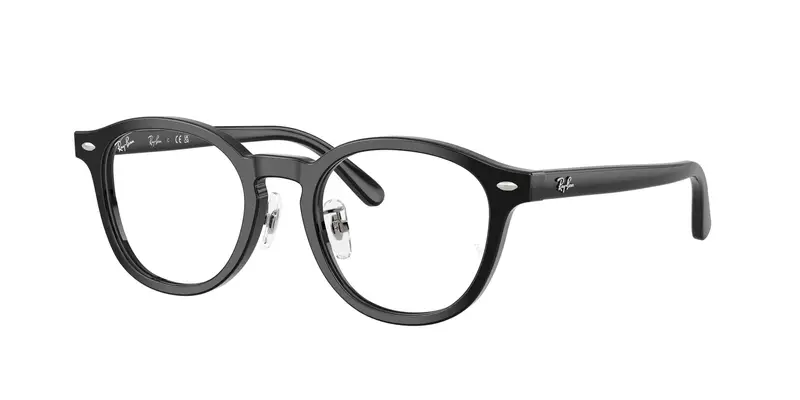 Ray - Ban Unisex RX5443D  2000 Montature da vista Acetato Nero Trasparente Squadrata Normale