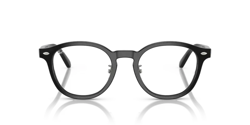 Ray - Ban Unisex RX5443D 2000 Montature da vista Acetato Nero Trasparente Squadrata Normale miniatura 2