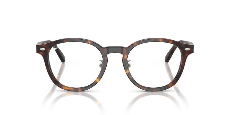 Ray - Ban Unisex RX5443D 2012 Montature da vista Acetato Tartaruga Trasparente Squadrata Normale miniatura 2