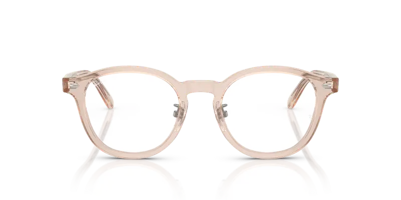 Ray - Ban Unisex RX5443D 8267 Montature da vista Acetato Marrone Trasparente Squadrata Normale miniatura 2