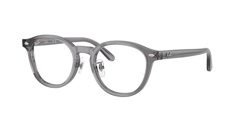 Ray - Ban Unisex RX5443D  8268 Montature da vista Acetato Grigio Trasparente Squadrata Normale