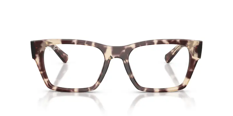 Unisex RX5448 8460 Montature da vista Acetato Tartaruga Trasparente Geometrica Normale miniatura 3