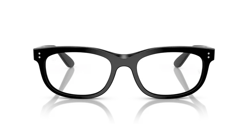 Ray - Ban Unisex RX5489 BALORETTE 2000 Montature da vista Acetato Nero Trasparente Pillow Normale miniatura 2