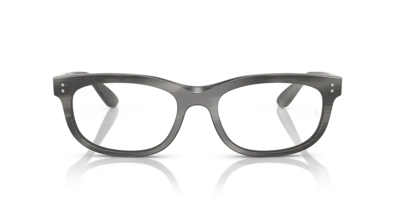 Ray - Ban Unisex RX5489 BALORETTE 8400 Montature da vista Acetato Grigio Trasparente Pillow Normale miniatura 2