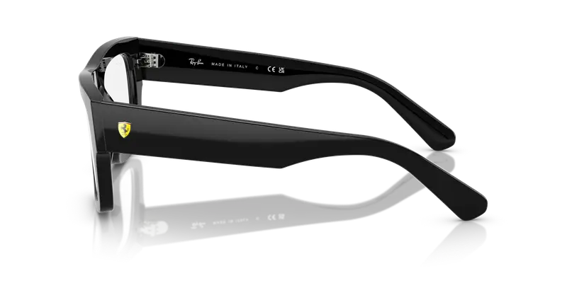 Ray - Ban Unisex RX5517M F601 Montature da vista Acetato Nero Trasparente Squadrata Normale miniatura 3