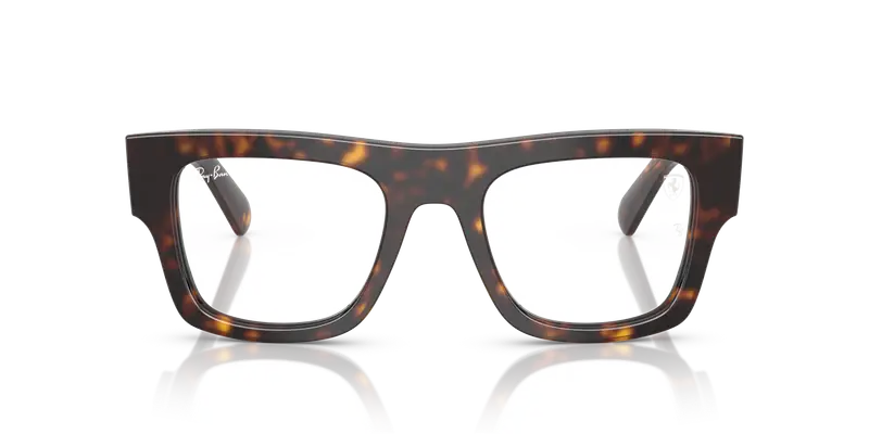 Ray - Ban Unisex RX5517M F613 Montature da vista Acetato Tartaruga Trasparente Squadrata Normale miniatura 2