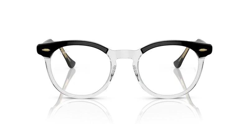 Ray - Ban Unisex RX5598 EAGLEEYE 2034 Montature da vista Acetato Nero Trasparente Squadrata Normale miniatura 2