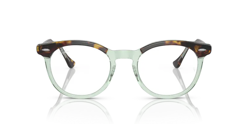 Ray - Ban Unisex RX5598 EAGLEEYE 8249 Montature da vista Acetato Marrone Trasparente Squadrata Normale miniatura 2