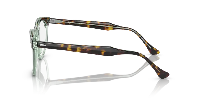 Ray - Ban Unisex RX5598 EAGLEEYE 8249 Montature da vista Acetato Marrone Trasparente Squadrata Normale miniatura 3