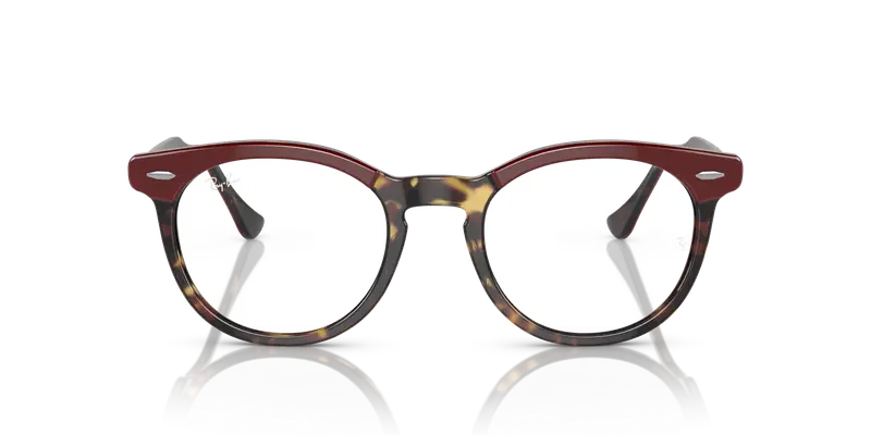 Ray - Ban Unisex RX5598 EAGLEEYE 8250 Montature da vista Acetato Tartaruga Trasparente Squadrata Normale miniatura 2