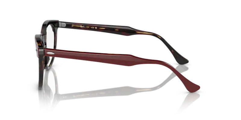 Ray - Ban Unisex RX5598 EAGLEEYE 8250 Montature da vista Acetato Tartaruga Trasparente Squadrata Normale miniatura 3