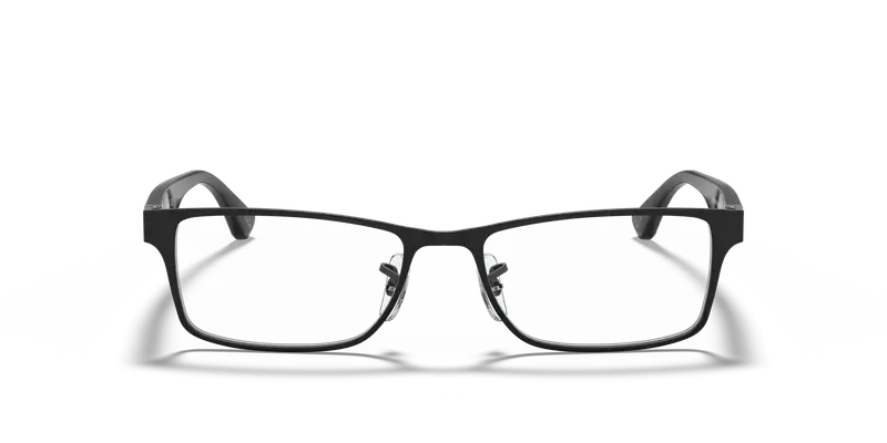 Ray - Ban Unisex RX6238 2509 Montature da vista Metallo Nero Trasparente Squadrata Normale miniatura 2