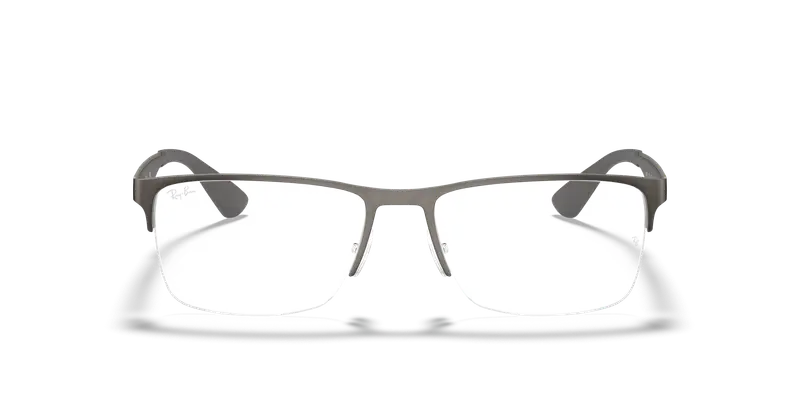 Ray - Ban Unisex RX6335 2855 Montature da vista Metallo Canna di fucile Squadrata miniatura 2