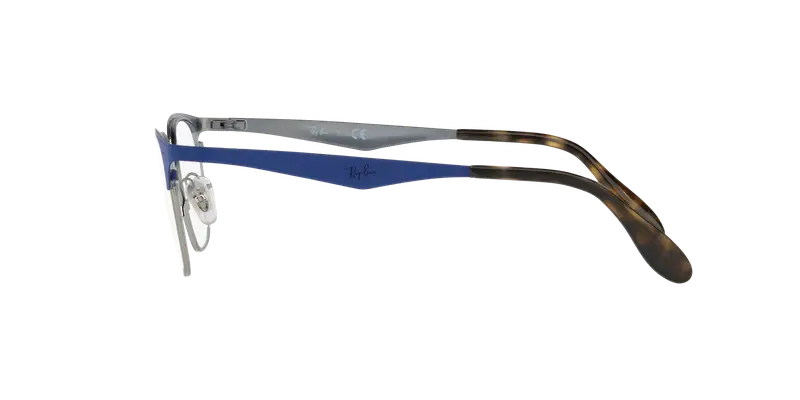 Ray - Ban Unisex RX6346 2911 Montature da vista Metallo Blu Squadrata miniatura 2