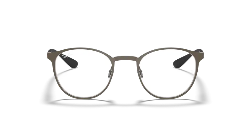 Ray - Ban Unisex RX6355 2620 Montature da vista Metallo Grigio Trasparente Pantos Normale miniatura 2