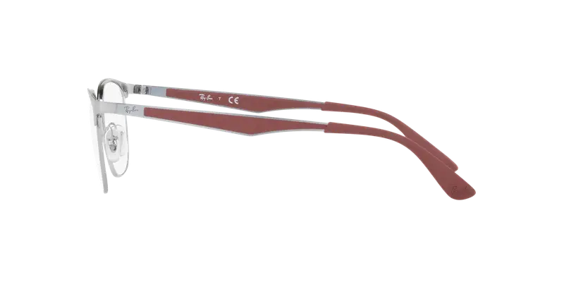 Ray - Ban Unisex RX6356 2880 Montature da vista Metallo Canna di fucile Squadrata miniatura 2