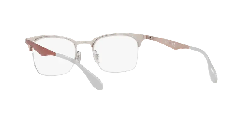 Ray - Ban Unisex RX6360 2921 Montature da vista Metallo Rosso Squadrata miniatura 3