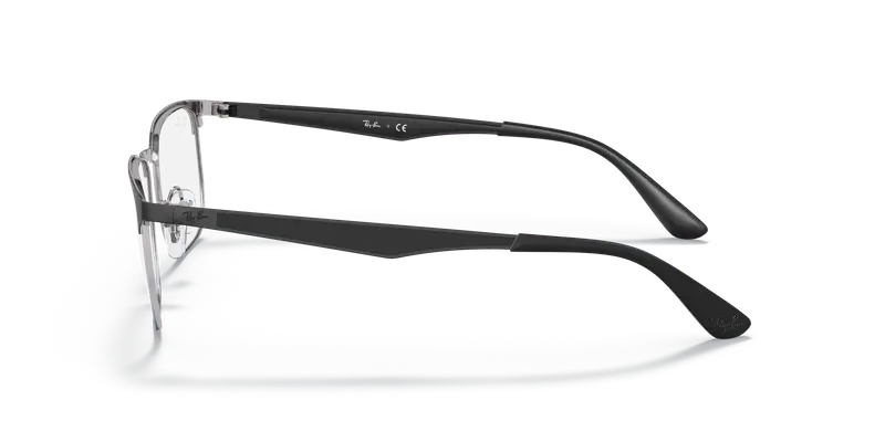 Ray - Ban Unisex RX6363 2861 Montature da vista Metallo Nero Squadrata miniatura 3