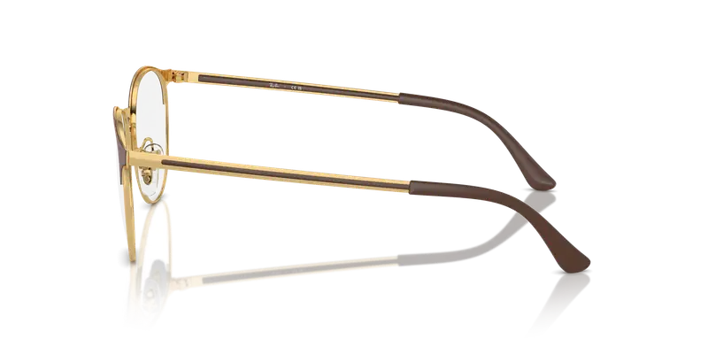 Ray - Ban Unisex RX6375 2917 Montature da vista Metallo Tartaruga Trasparente Pantos Normale miniatura 3