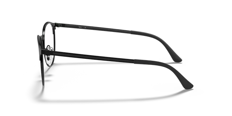 Ray - Ban Unisex RX6375 2944 Montature da vista Metallo Nero Trasparente Pantos Normale miniatura 3