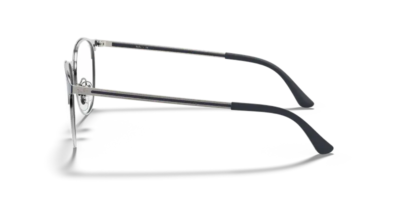 Ray - Ban Unisex RX6375 2981 Montature da vista Metallo Blu Trasparente Pantos Normale miniatura 3