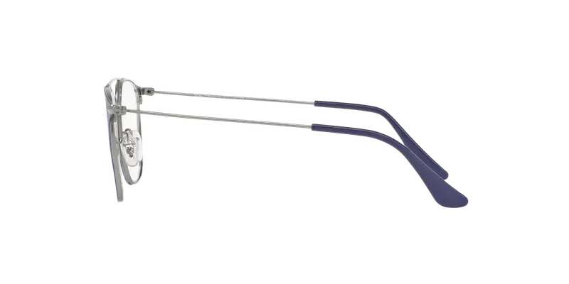 Ray - Ban Unisex RX6377 2906 Montature da vista Metallo Blu Squadrata miniatura 2