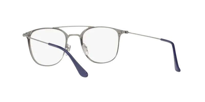 Ray - Ban Unisex RX6377 2906 Montature da vista Metallo Blu Squadrata miniatura 3
