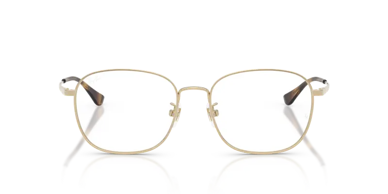 Ray - Ban Unisex RX6418D 2993 Montature da vista Metallo Oro Trasparente Squadrata Normale miniatura 2