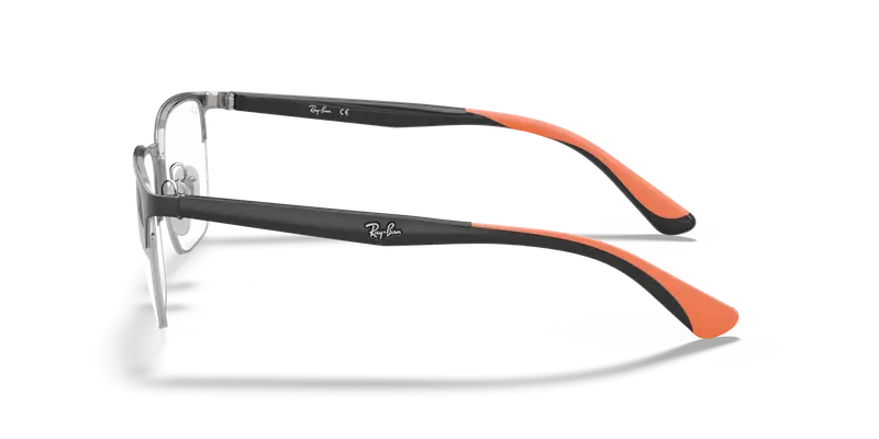 Ray - Ban Unisex RX6428 3004 Montature da vista Metallo Grigio Squadrata miniatura 3