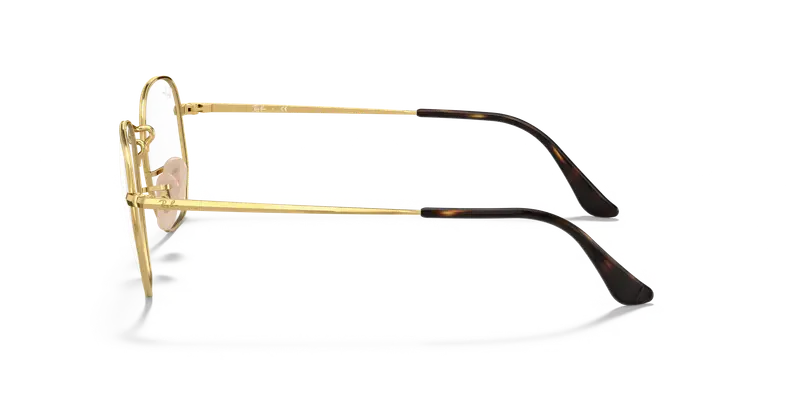 Ray - Ban Unisex RX6448 HEXAGONAL 2500 Montature da vista Metallo Oro Trasparente Geometrica Normale miniatura 3