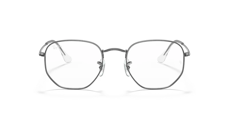 Ray - Ban Unisex RX6448 HEXAGONAL 2502 Montature da vista Metallo Grigio Trasparente Geometrica Normale miniatura 2