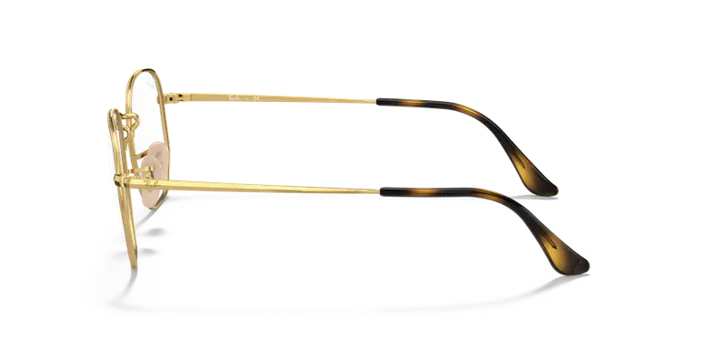 Ray - Ban Unisex RX6448 HEXAGONAL 2945 Montature da vista Metallo Tartaruga Trasparente Geometrica Normale miniatura 3