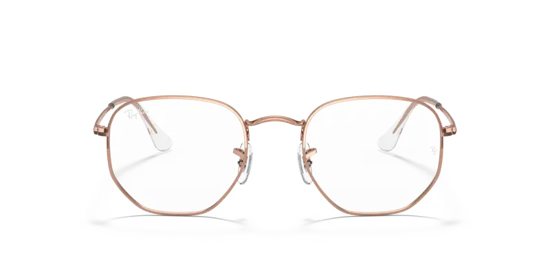 Ray - Ban Unisex RX6448 HEXAGONAL 3094 Montature da vista Metallo Oro Trasparente Geometrica Normale miniatura 2