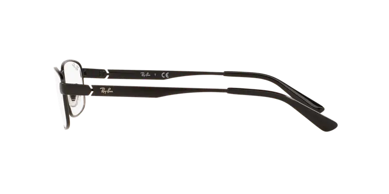 Ray - Ban Unisex RX6452D 2503 Montature da vista Metallo Nero Trasparente Pillow Normale miniatura 2