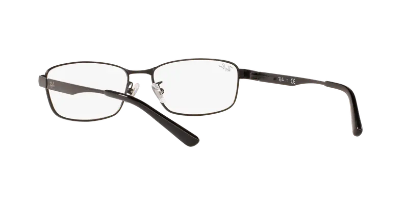 Ray - Ban Unisex RX6452D 2503 Montature da vista Metallo Nero Trasparente Pillow Normale miniatura 3