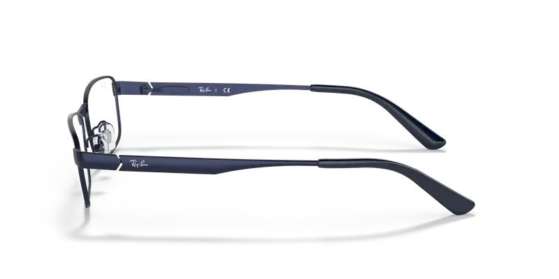 Ray - Ban Unisex RX6452D 3076 Montature da vista Metallo Blu Trasparente Pillow Normale miniatura 3