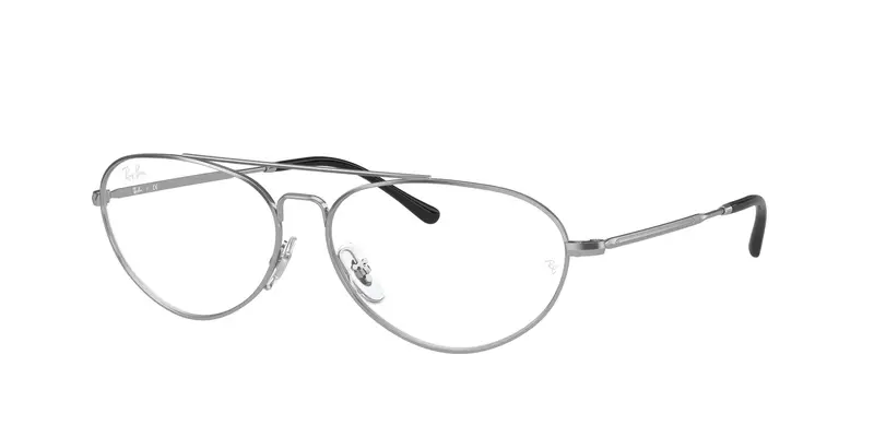 Ray - Ban Unisex RX6454 2501 Montature da vista Metallo Argento Rotonda