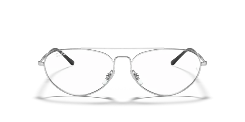 Ray - Ban Unisex RX6454 2501 Montature da vista Metallo Argento Rotonda miniatura 2