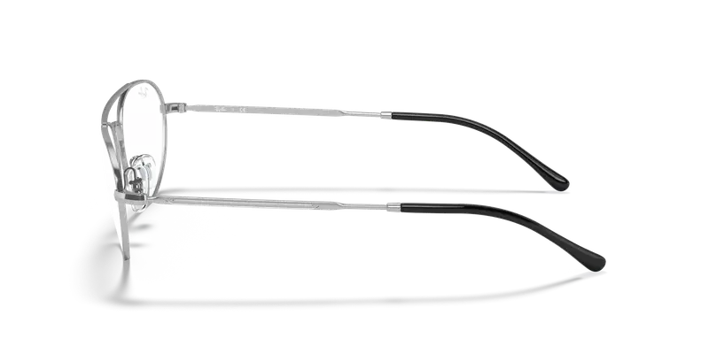 Ray - Ban Unisex RX6454 2501 Montature da vista Metallo Argento Rotonda miniatura 3