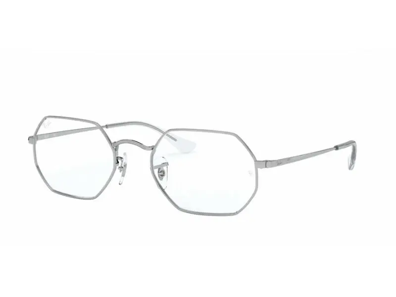 Ray - Ban Unisex RX6456 2501 Montature da vista Metallo Argento  Geometrica