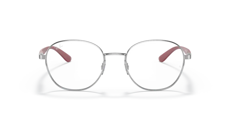 Ray - Ban Unisex RX6461 2501 Montature da vista Metallo Argento Rotonda miniatura 2