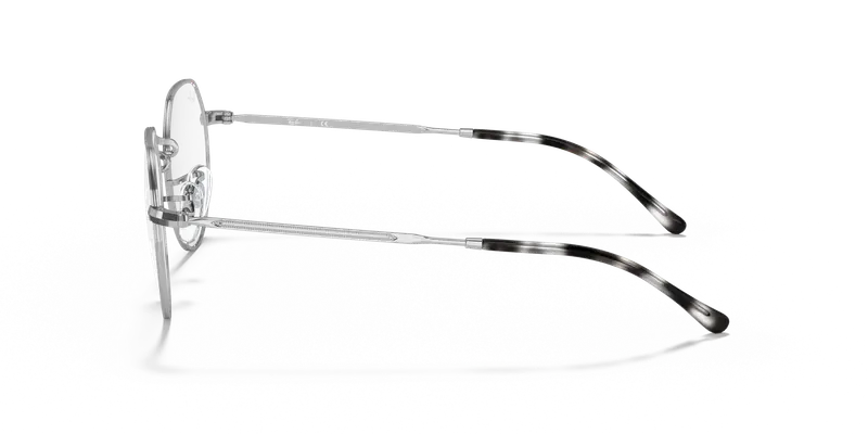 Ray - Ban Unisex RX6465 JACK 2501 Montature da vista Metallo Argento Trasparente Geometrica Normale miniatura 3